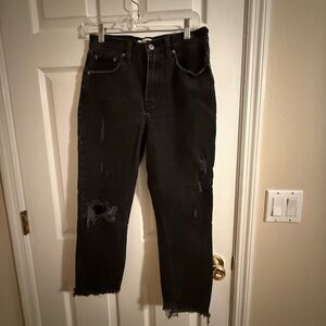 Abercrombie & Fitch The Mom Jean, high rise